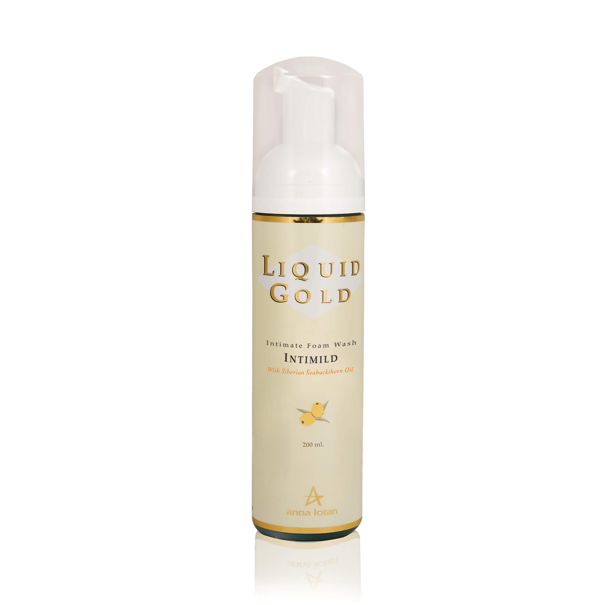 ANNA LOTAN LIQUID GOLD intymios higienos prausiklis su šaltalankių aliejumi, 200 ml
