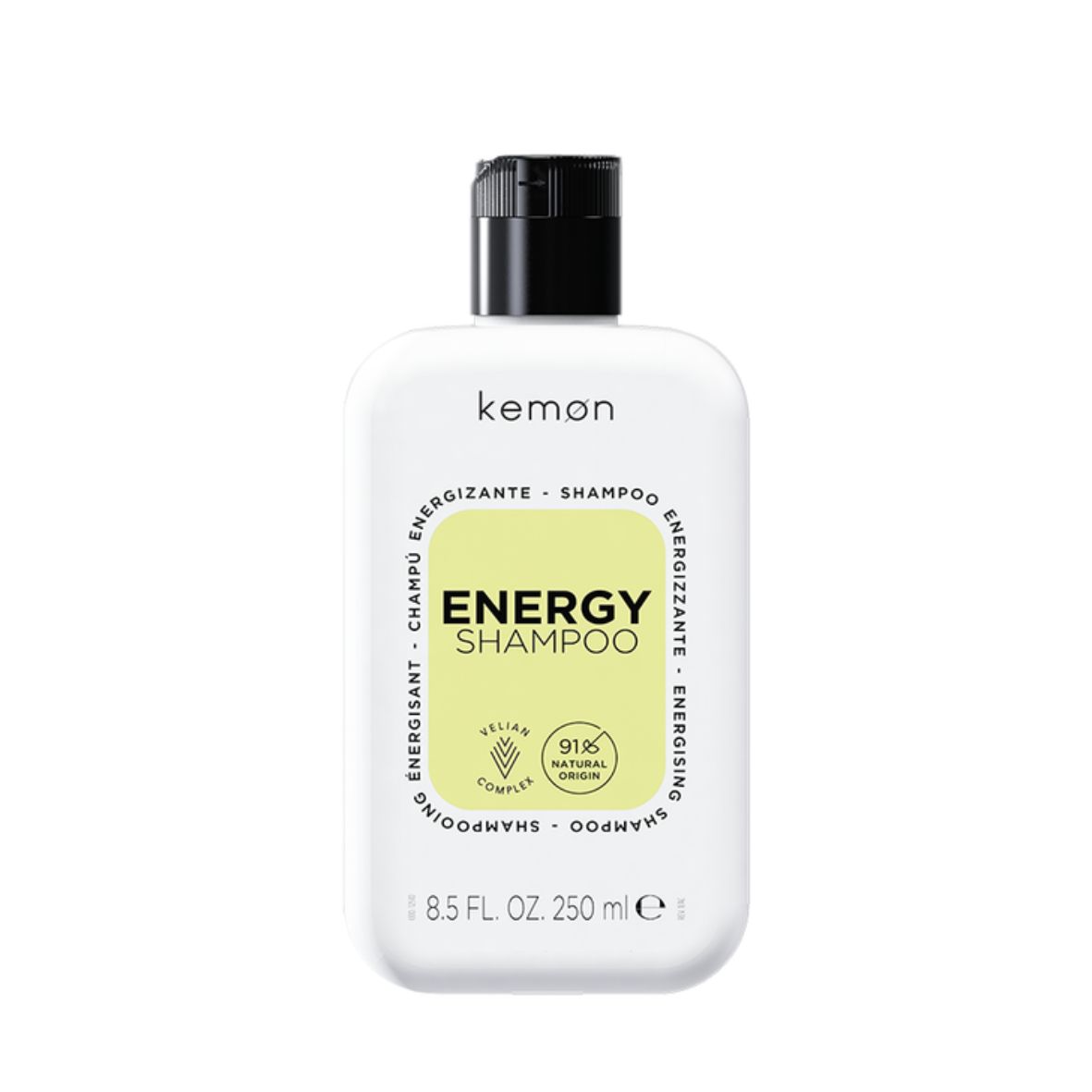 KEMON CARE ENERGY SHAMPOO Energizuojantis šampūnas trapiems ir slinkti linkusiems plaukams, 250ml