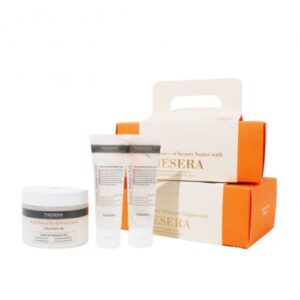 THESERA rinkinys Melting Thread paakių ir kaklo kremas, 100 ml + Repose Balance gelis 2x50 ml, 1vnt