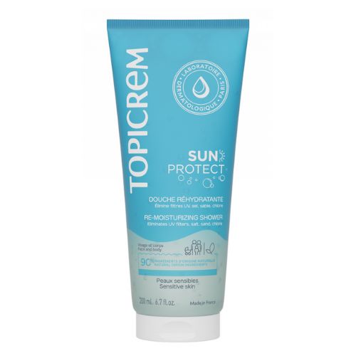 TOPICREM SUN PROTECT dušo želė po saulės, 200 ml